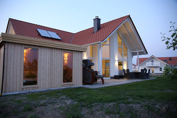 Ferienhaus für 6 Personen, mit Terrasse und Garten sowie Sauna in Vaschvitz - 3