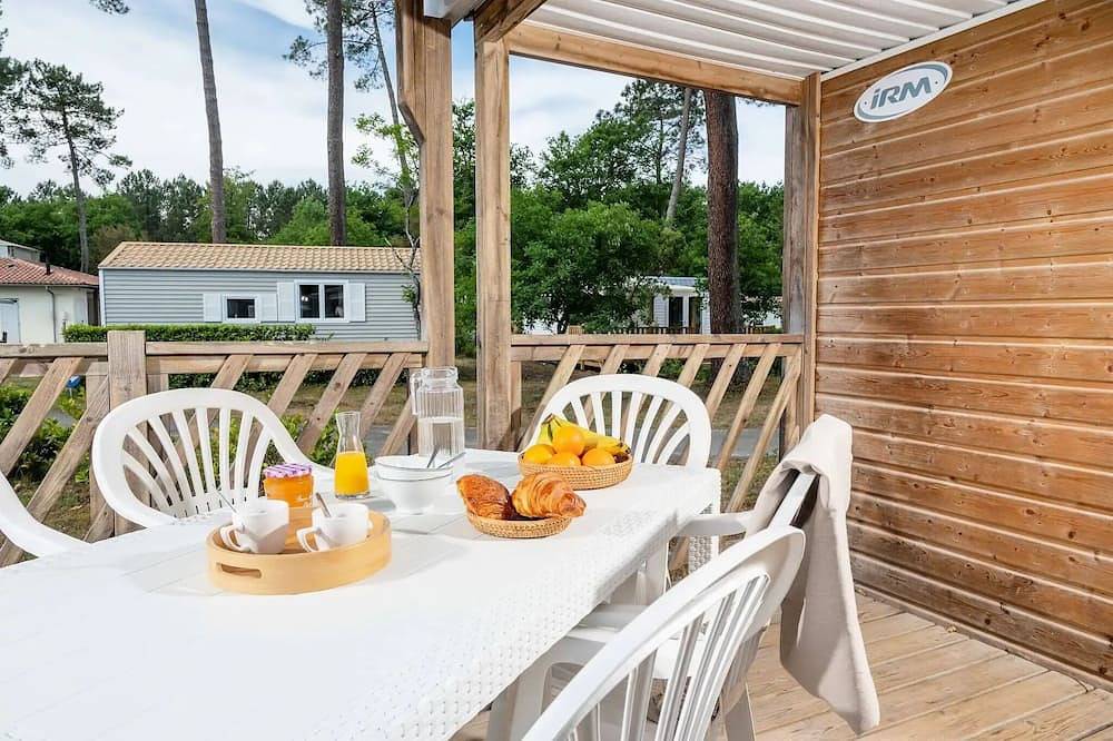 Mobil-home | Comfort | 3 Ch. | 6 pers. | Terrasse simple in Lit-et-Mixe, Côte d’Argent