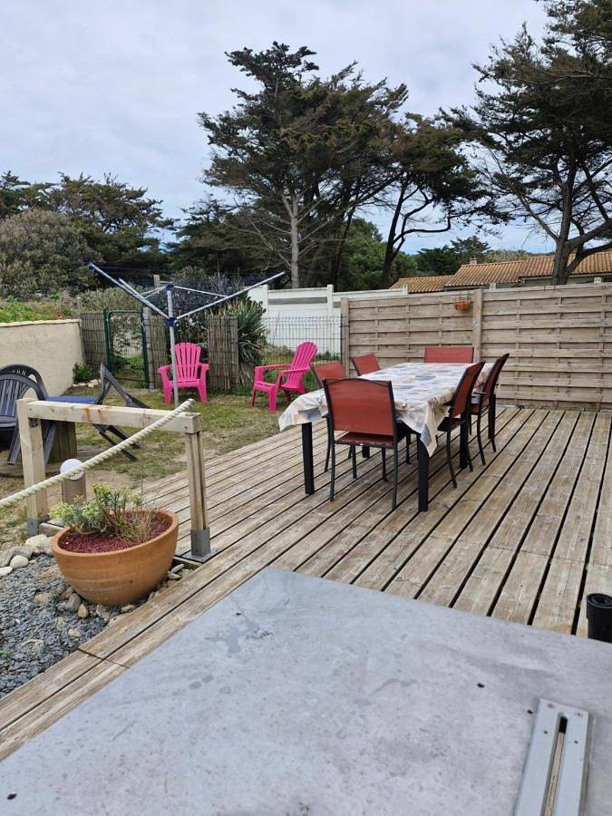 Gîte pour 4 personnes, avec terrasse dans Plage Domino - 4