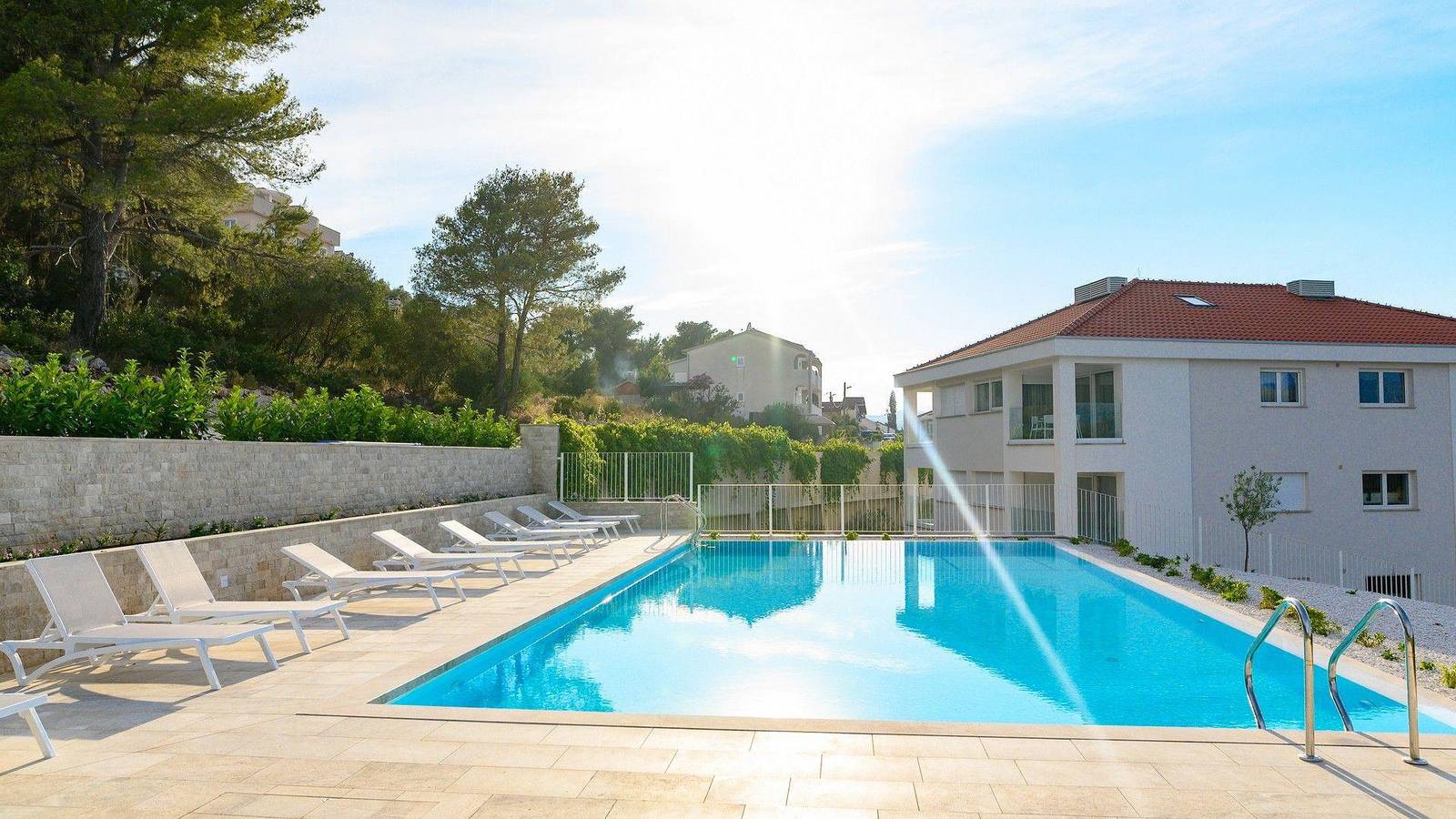 Ganze Ferienwohnung, Luxuriöses Appartement am Strand Moreno Ii. Superior in Arbanija, Ciovo