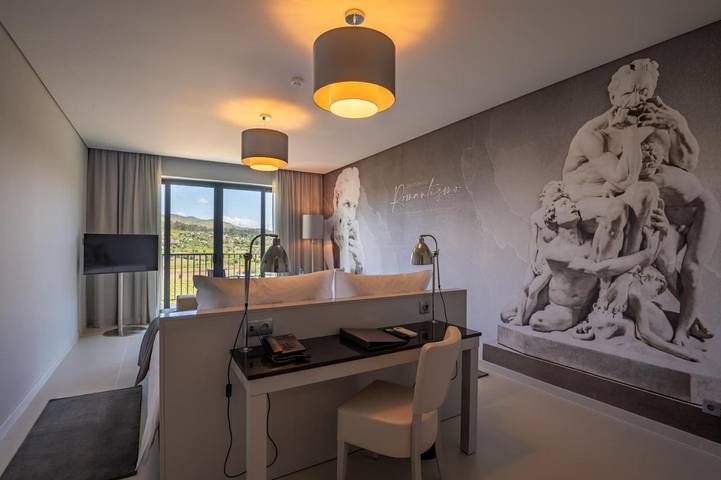 Hôtel pour 3 personnes, avec sauna et vue ainsi que jardin et piscine dans Freixo - 4