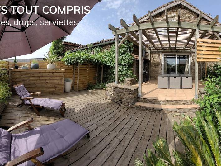 Gîte pour 5 personnes, avec Terrasse