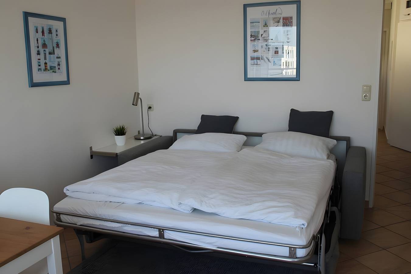 Apartamento entero, Apartamento "Haus Seeluft 37" con vistas al mar, balcón y Wi-Fi in Wangerooge