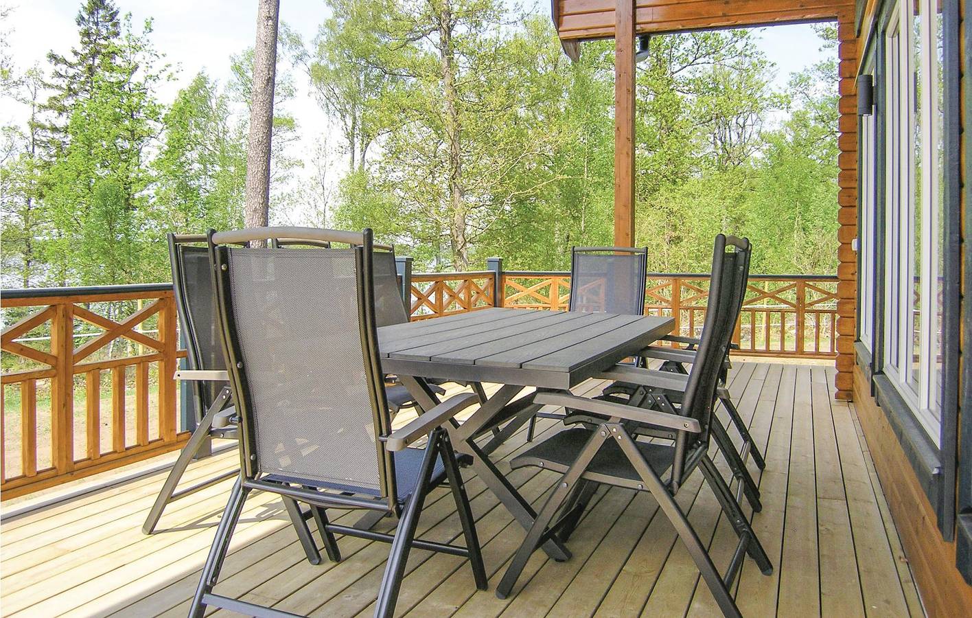 Ferienhaus für 8 Personen mit Garten in Bolmen