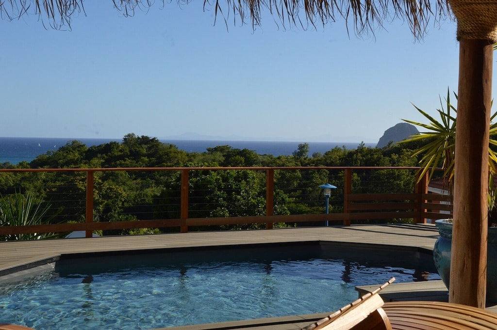 Spacieuse villa Coconut avec magnifique vue mer in Le Diamant, Martinique