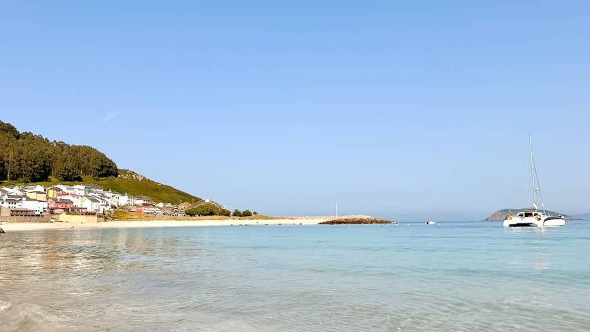 Maison de vacances pour 8 personnes, avec Vue sur l’océan et Jardin à Mañón