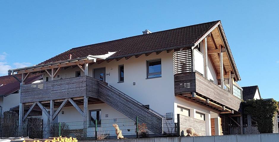 Ferienwohnung für 6 Personen, mit Balkon und Balkon/Terrasse sowie Terrasse in Kirchberg im Wald