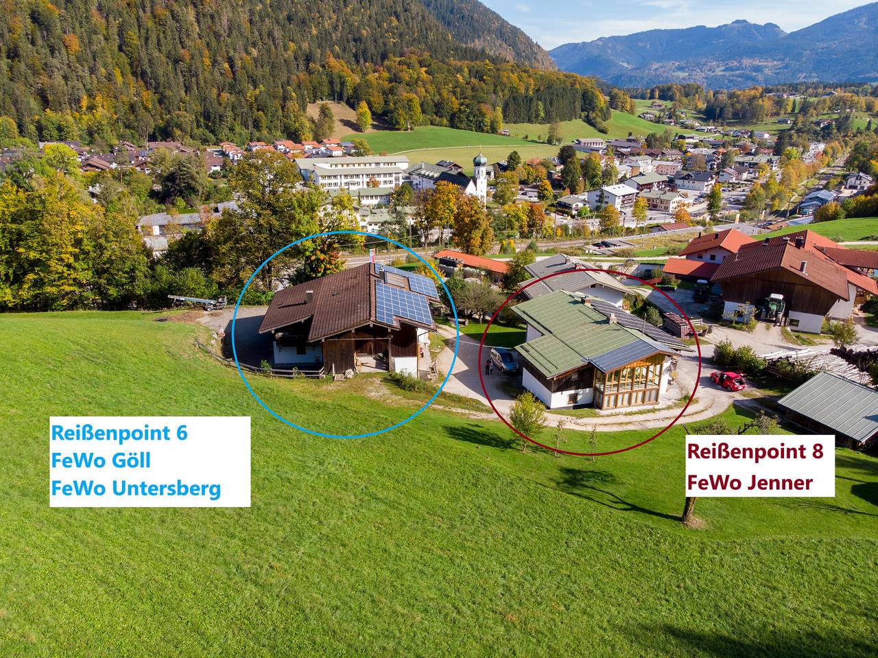 Ganze Ferienwohnung, Lauchlehen - Ferienwohnung Jenner bis 3 Pers., 42 m², mit Balkon in Bischofswiesen, Berchtesgadener Alpen