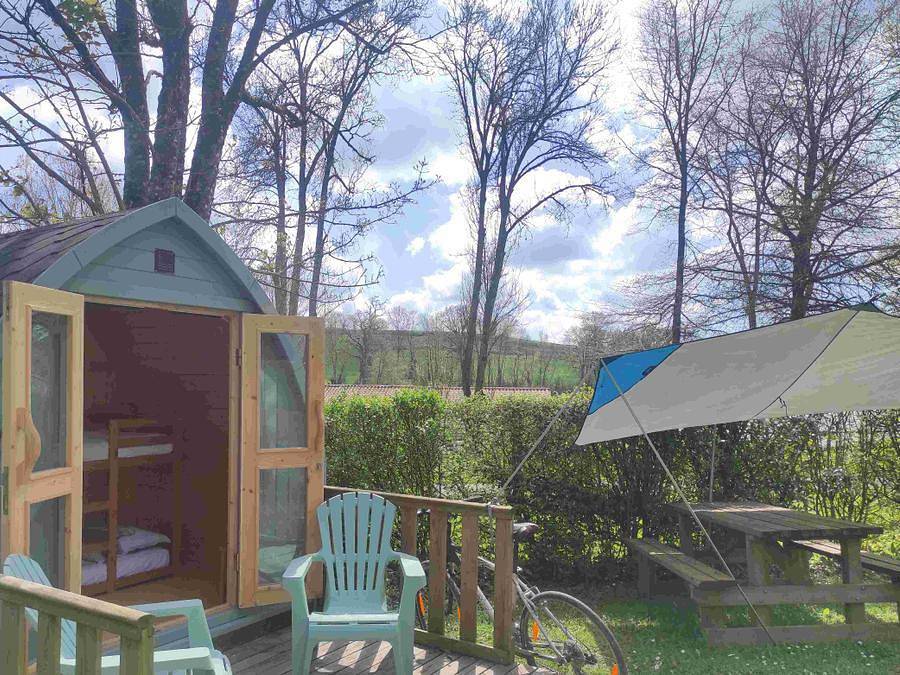 Camping  L'Etruyère - Alojamiento 2 personas - Acogedora cabaña para excursionistas in La Tardière, Fontenay-le-Comte