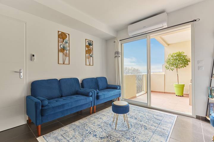 Gîte pour 5 personnes, avec balcon et jardin, animaux acceptés à Vitrolles