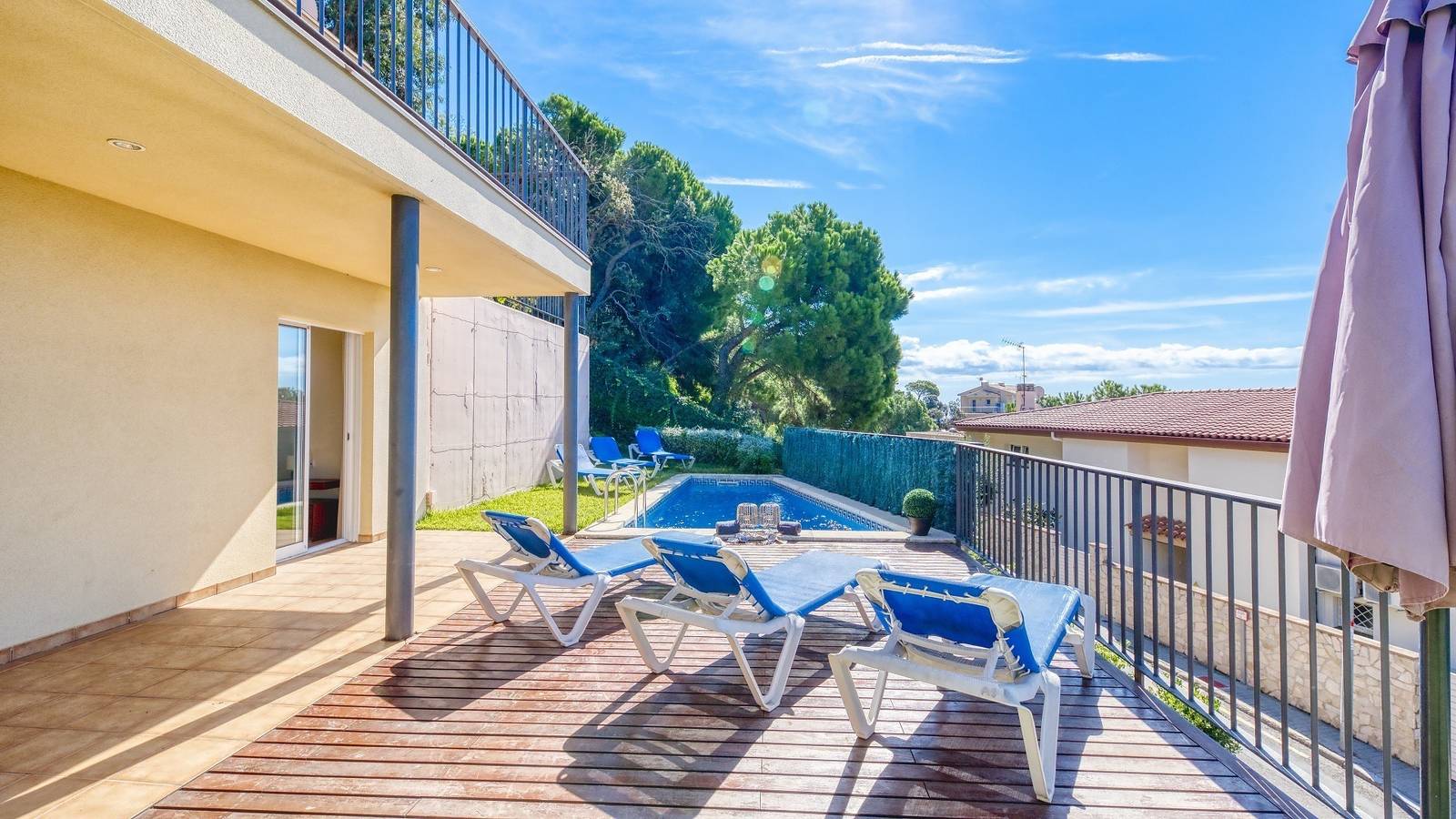 Villa "Costacabana - Mauri" avec vue sur la mer, piscine privée et Wi-Fi in Blanes, Costa Brava