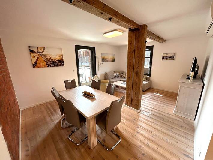 Ferienwohnung für 5 Personen, mit Balkon/Terrasse, mit Haustier in Barth - 3