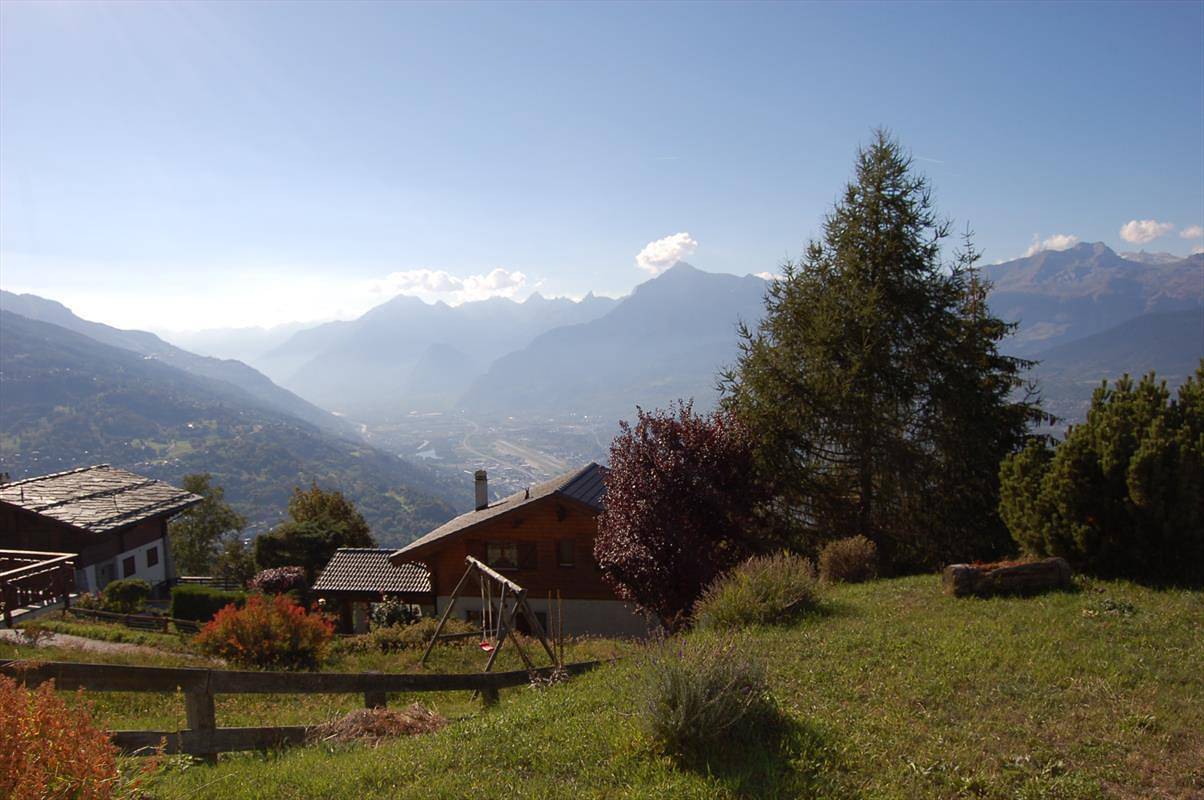 Ganze Wohnung, Leigier n°160, wohnung mit panoramablick auf das tal in Mont-Noble, Walliser Alpen