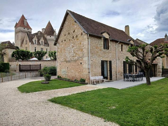 Location de vacances pour 10 personnes, avec Terrasse et Vue dans Château des Milandes