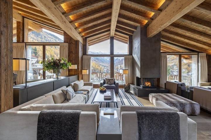 Chalet für 14 Personen, mit Whirlpool und Garten sowie Balkon und Sauna in Zermatt