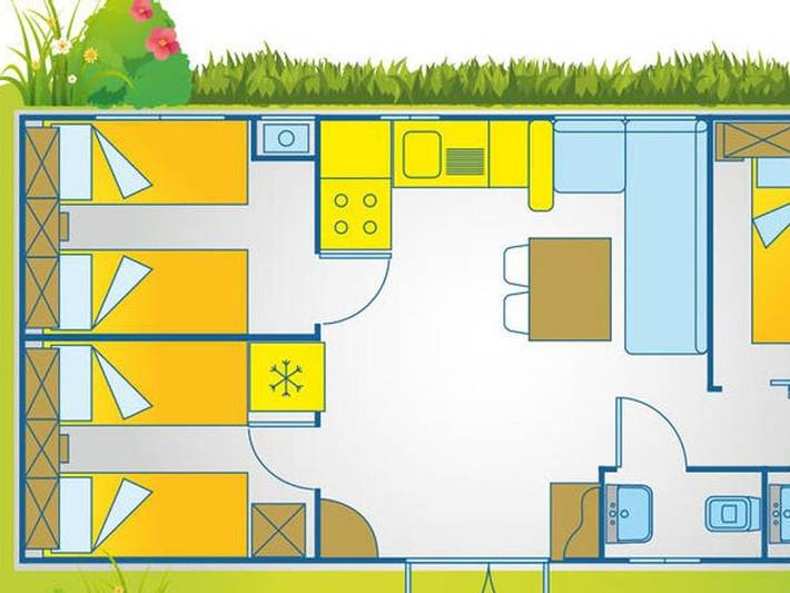 Camping für 7 Personen, mit Terrasse in Griechenland - 4