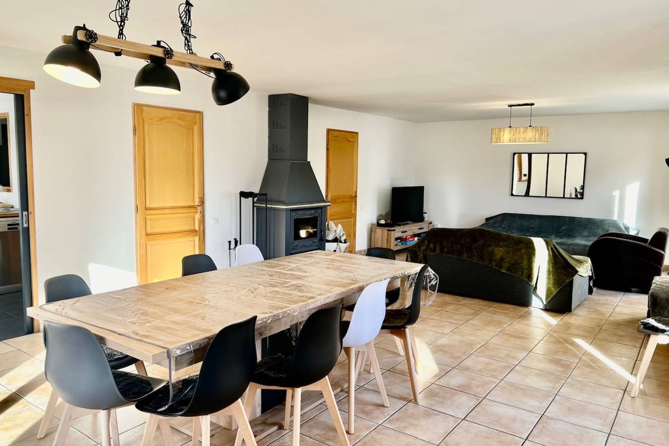 Joli triplex avec jardin et vue in Puy-Saint-Pierre, Serre Chevalier