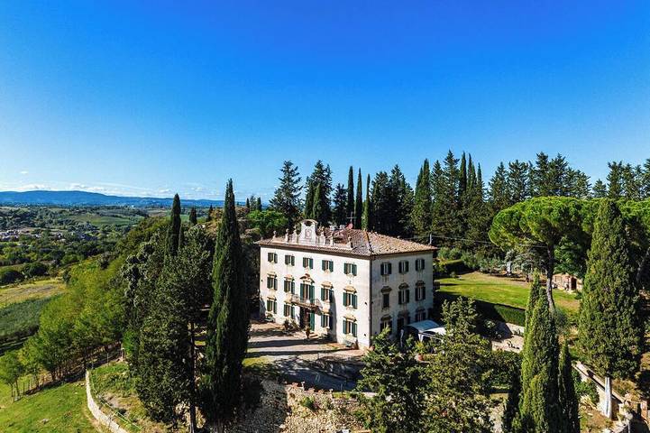 Villa Vianci, lebe eine schöne Erfahrung in einer noblen Villa in Chianti in Poggibonsi, Siena Provinz