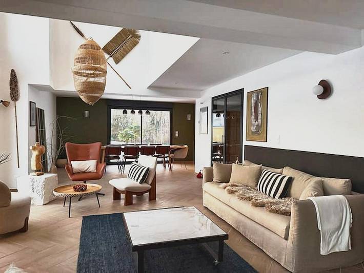 Villa pour 12 personnes, avec Terrasse ainsi que Jardin et Vue
