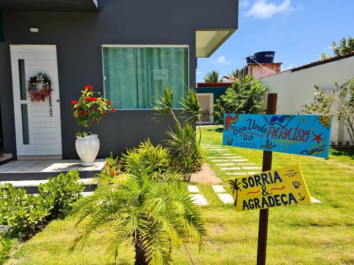 Casas e apartamentos de temporada para 12 pessoas, com jardim e vista e ainda piscina, com animais de estimação em Japaratinga