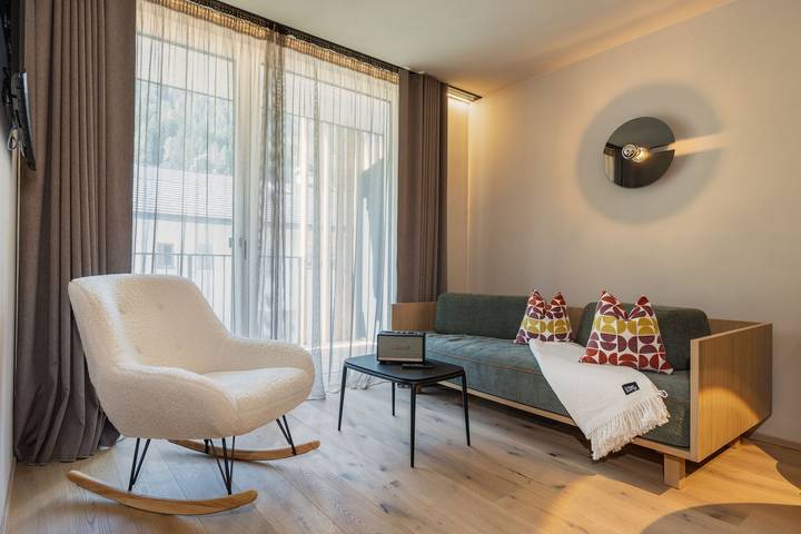 Studio für 3 Personen, mit Balkon und Garten in Sexten