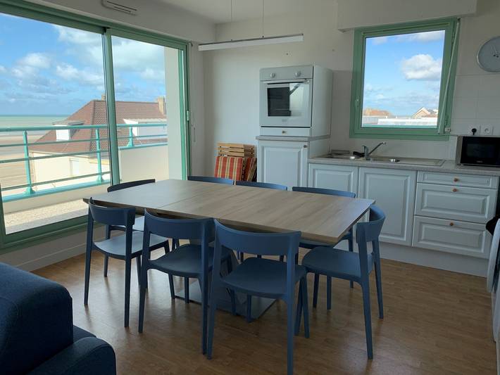 Appartement de vacances pour 8 personnes, avec Balcon à Fort-Mahon-Plage