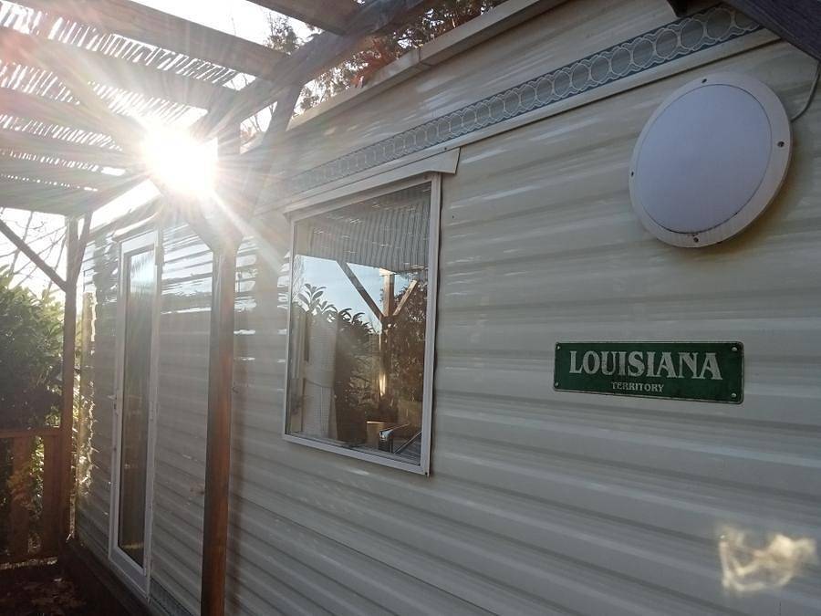 Camping La Perle - Mobilheim 4 personen - Louisianne in Saint-Médard-la-Rochette, Aubusson und Umgebung