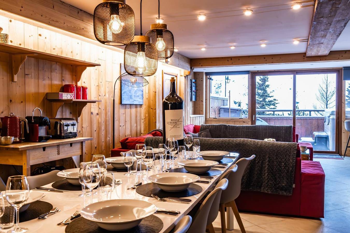 Chalet an der Piste mit Halbpension, ideal für Gruppen bis 12 Personen in Saint-Martin-de-Belleville, Vanoise-Massiv