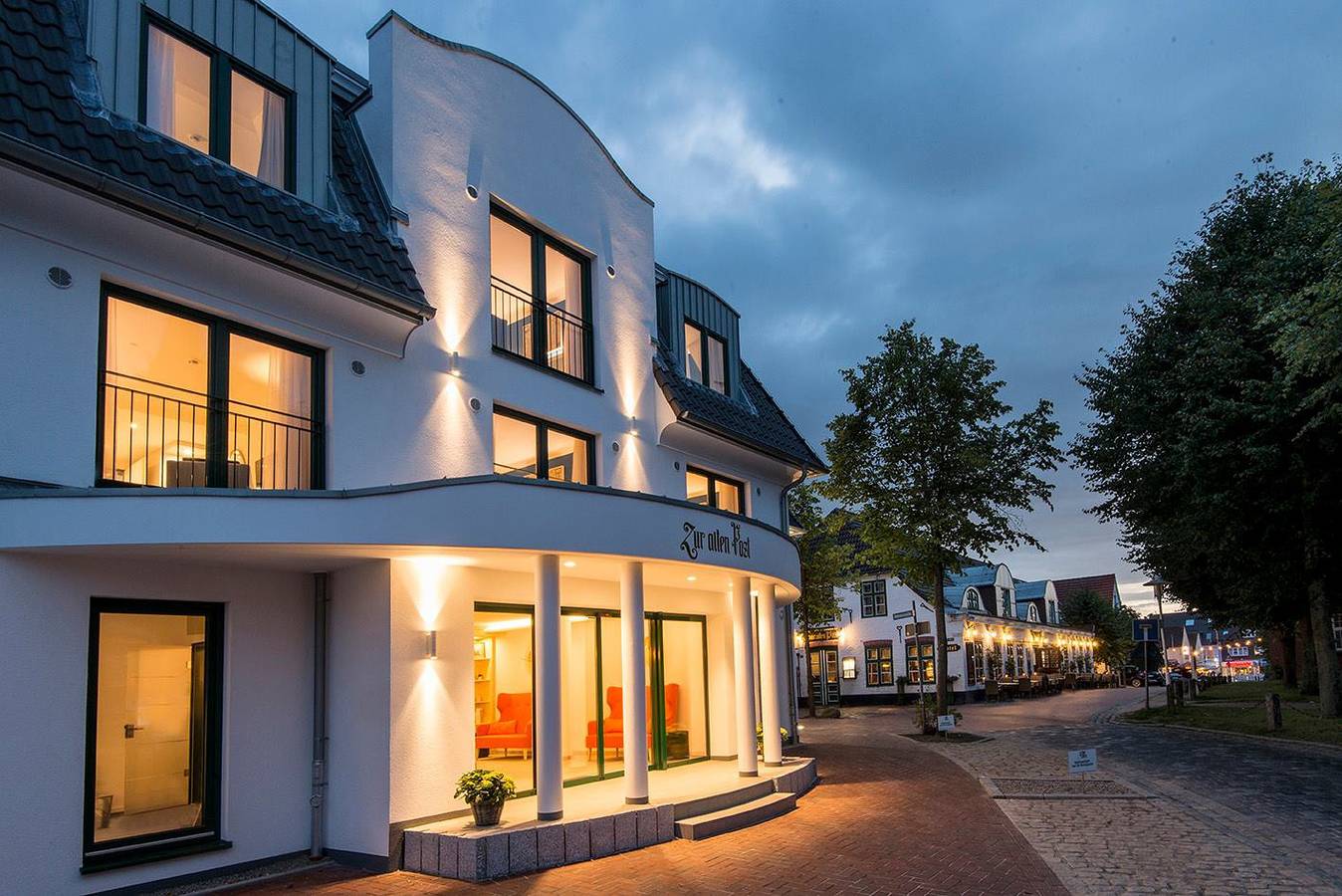 Boutique-Hotel Zur alten Post Neubau - Großes Wohnzimmer in Hafen Büsum, Büsum