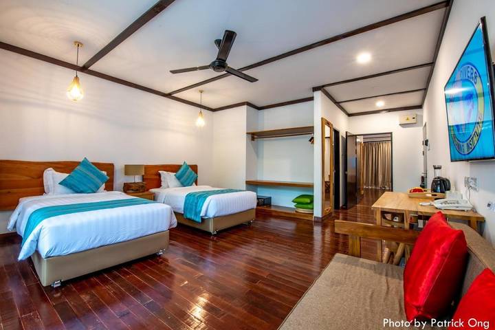 Resort para 2 personas, con jardín y vistas además de piscina para niños y piscina - 1