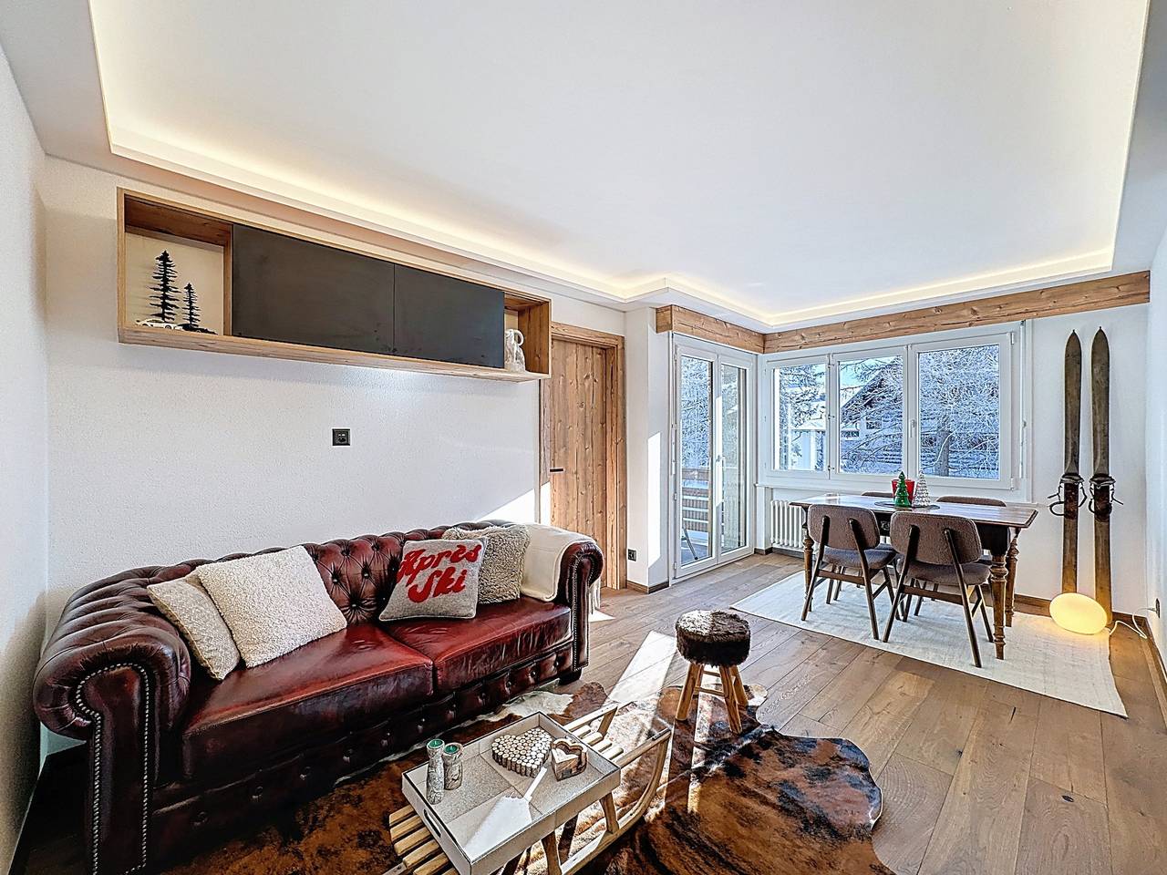 Ganze Wohnung, From green to slopes - Alpine ski and golf condo in Lens (Schweiz), Sion - Sierre & Umgebung