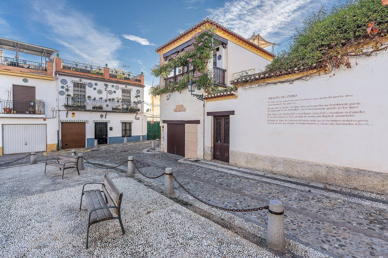 Ferienhaus "Carmen San Andrés" mit Bergblick, privater Terrasse und Wlan in Granada, Granada Provinz