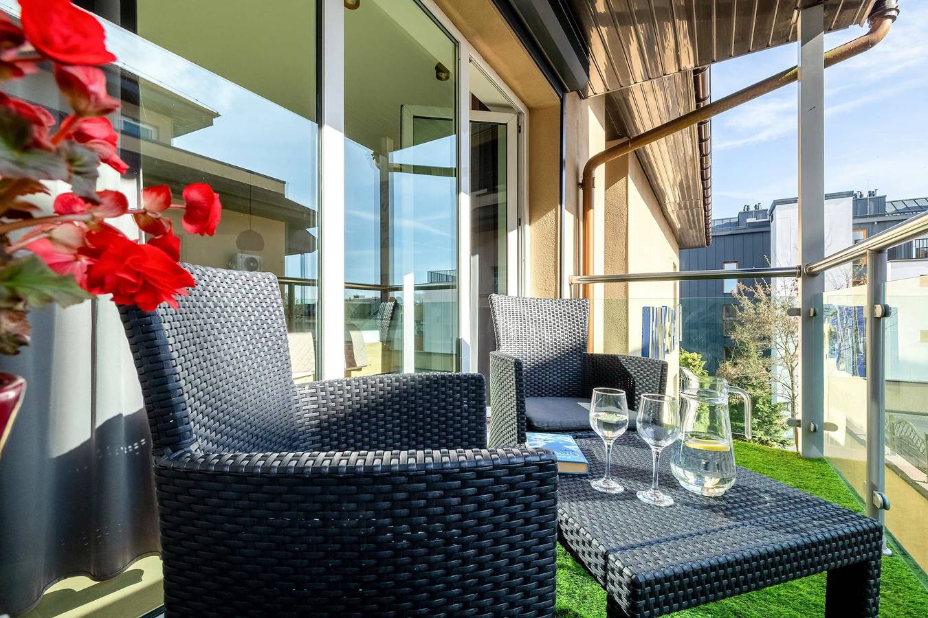 Ganze Ferienwohnung, Air-conditioned Studio with Balcony | 500 m to the Beach in Mielno, Jezioro Jamno