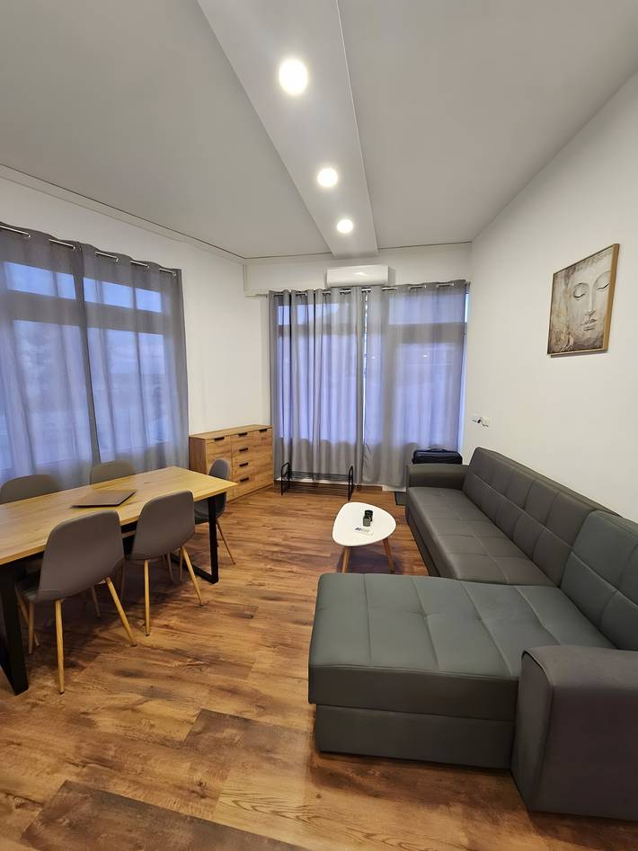 Ganze Wohnung, Apartment „Beach A“ mit Meerblick, Wlan und Klimaanlage in Nea Karvali, Kavala Region