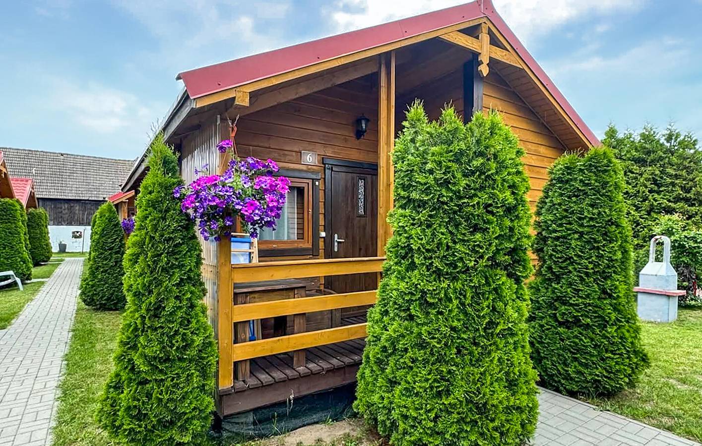 Ferienhaus für 4 Personen mit Sauna in Jarosławiec, Powiat Sławieński