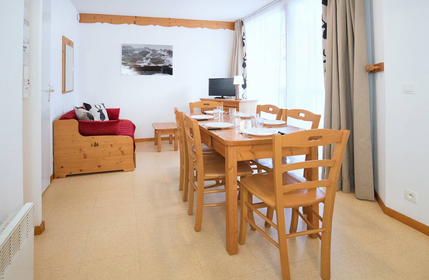 Geheel appartement, Balcons C 021 - Parc Nat. Vanoise appart. 6 pers. in Termignon, Saint-Jean-de-Maurienne regio