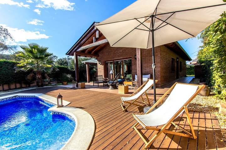 Casa rural para 6 personas, con jardín en Selva - 3