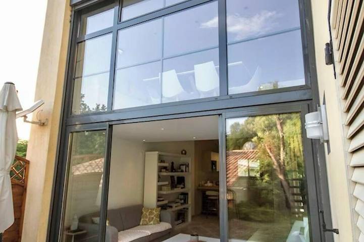 Villa pour 5 personnes, avec terrasse ainsi que piscine et jardin à Saint-Paul-de-Vence