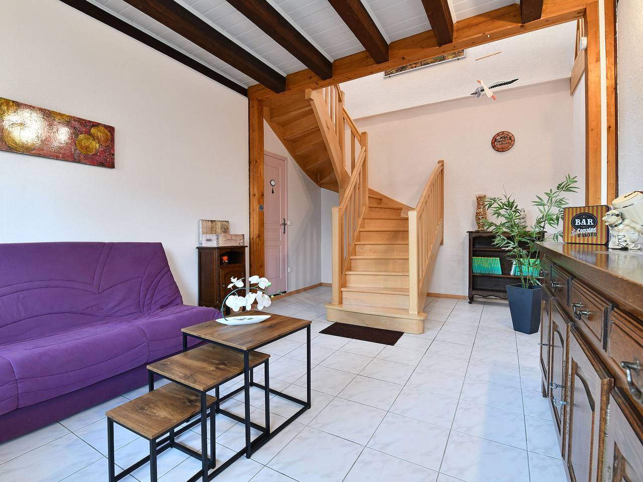 Ganze Wohnung, Gemütliches Ferienhaus in Baldersheim – 3 Schlafzimmer, Terrasse, Parkplätze, zentrale Lage in Baldersheim, Mülhausen und Umgebung