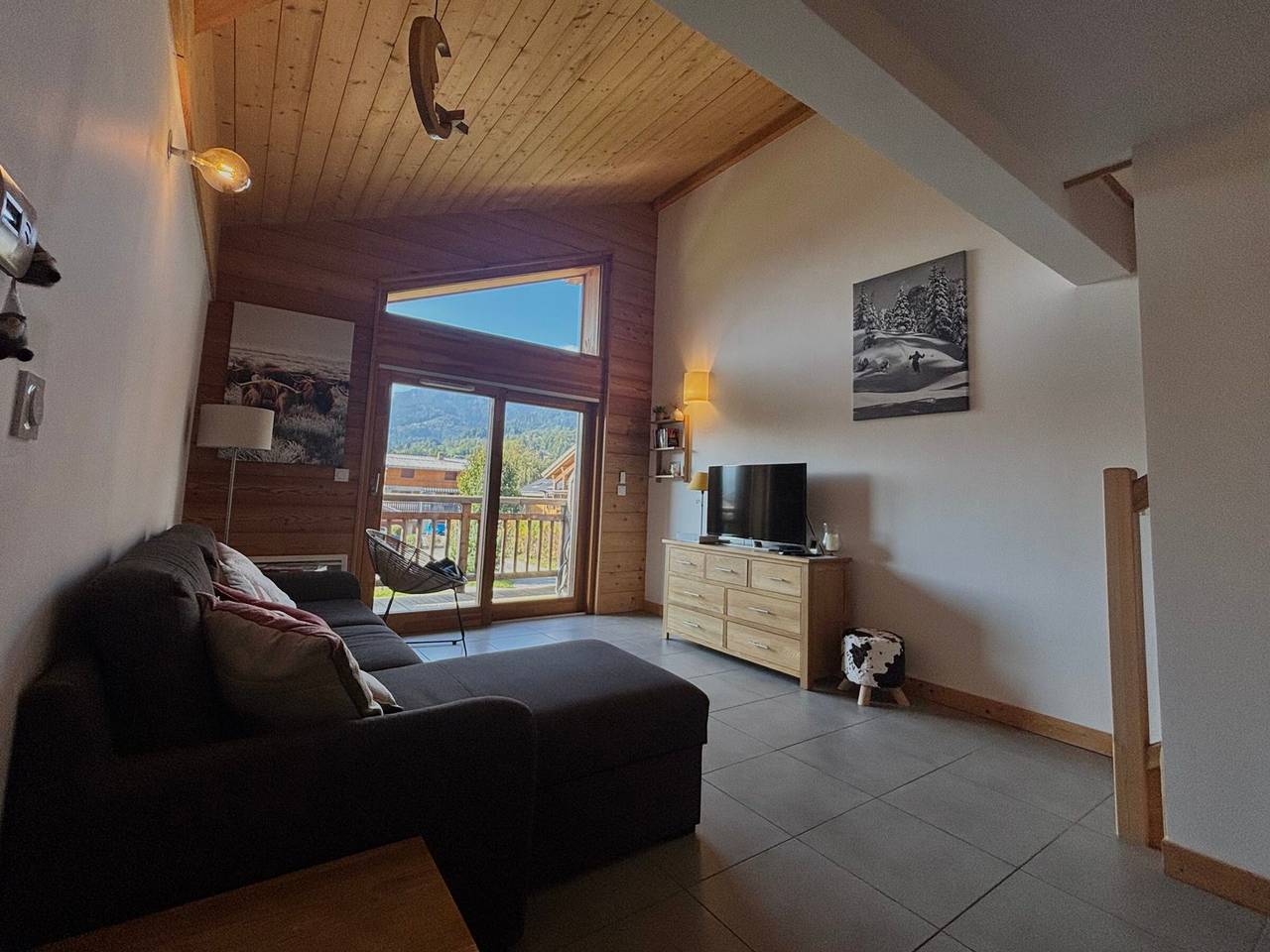 Apartamento entero, Encantador T3 céntrico con balcón y garaje en Samoëns in Samoëns, Region Bonneville