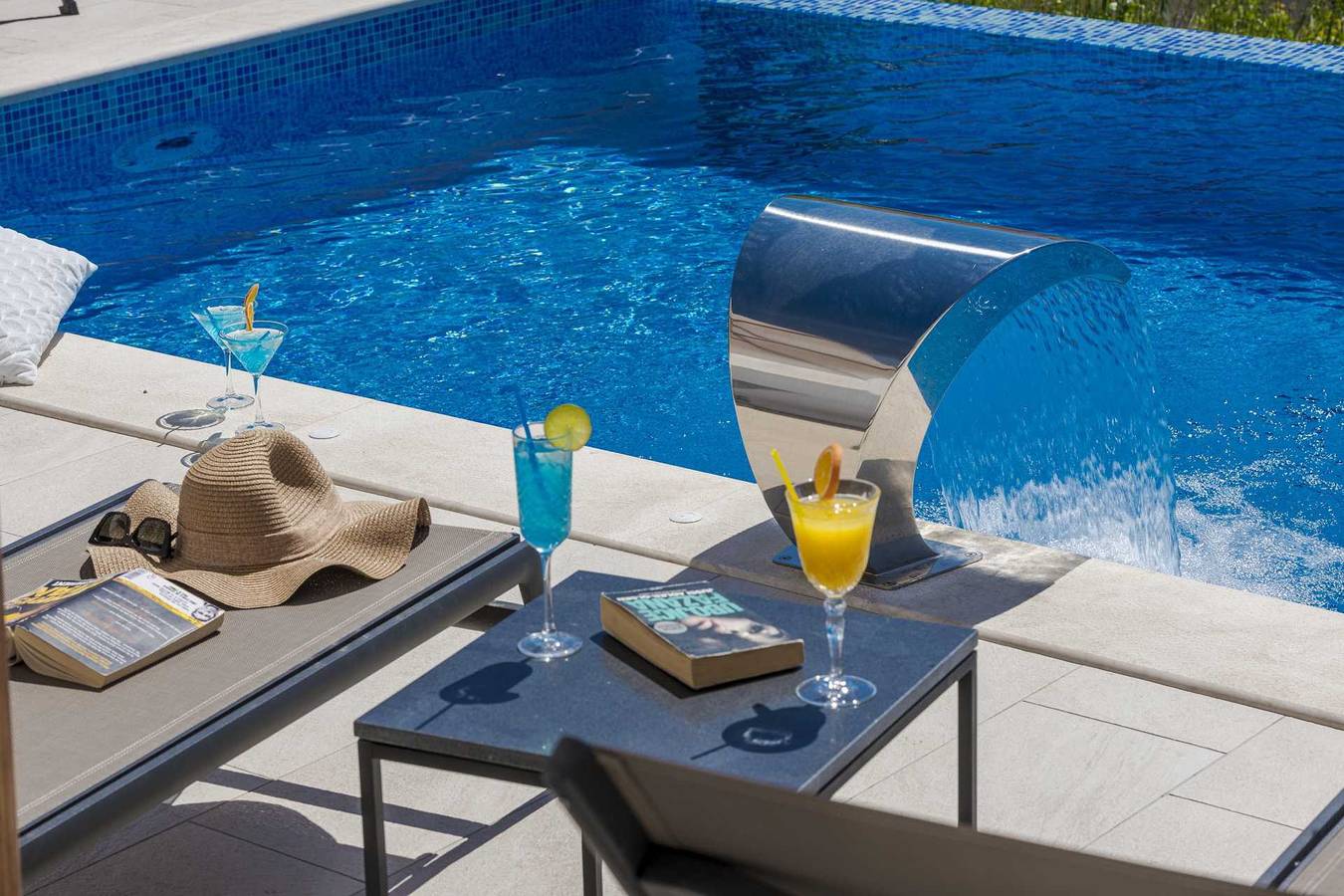 Villa Crystal Bloom mit Infinity Pool in Plat, Dubrovnik-Neretva