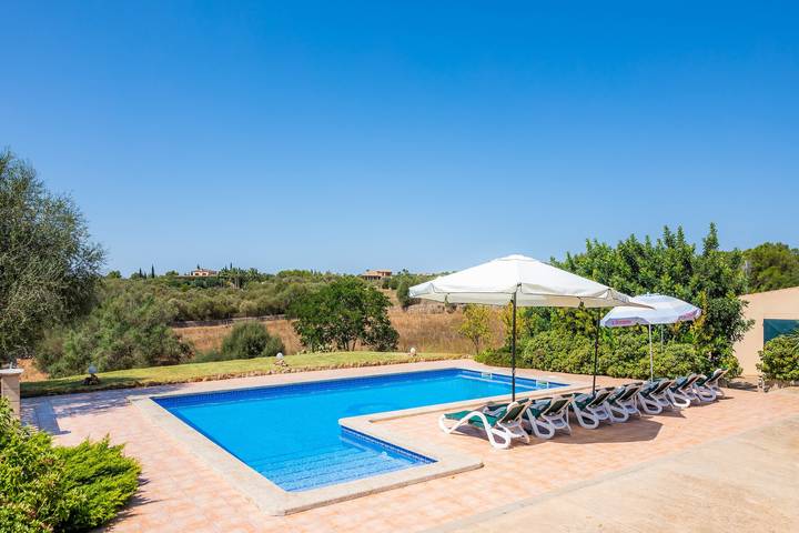 Ländliches Erlebnis auf Mallorca: 'Can Colau' mit Pool und WLAN in Santa Margalida, Mallorca Norden