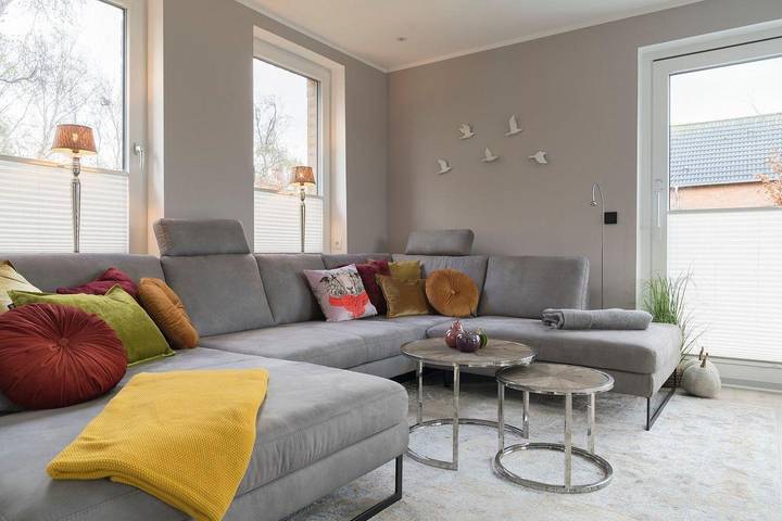 Ferienhaus für 6 Personen, mit Sauna und Terrasse sowie Garten und Ausblick, mit Haustier in Osterhever - 4