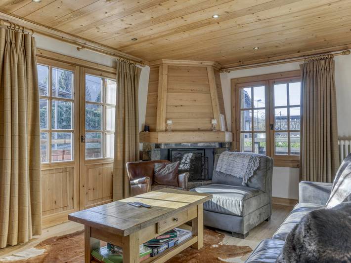 Chalet pour 8 personnes, avec balcon à Megève