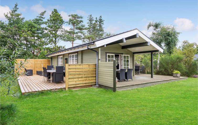 Feriehus for 5 personer, med terrasse, dyr tillatt i Jerup