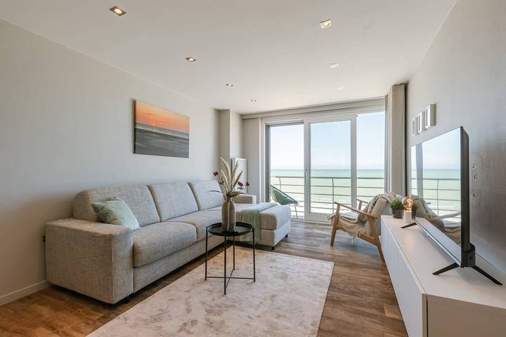 Ferienwohnung für 4 Personen, mit Meerblick und Garten in Nieuwpoort
