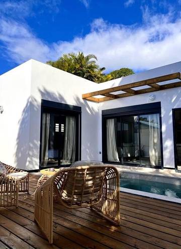 Cottage pour 2 personnes, avec jardin ainsi que piscine et vue à Sainte-Marie (Île de la Réunion)
