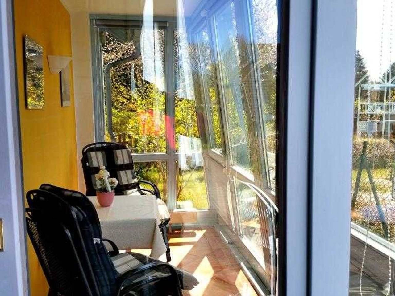 Ganze Ferienwohnung, Fewo Granitz Blick 3 mit Seeblick - Ferienwohnung 3 im Haus Granitzblick mit Wintergarten in Seedorf (Sellin), Sellin