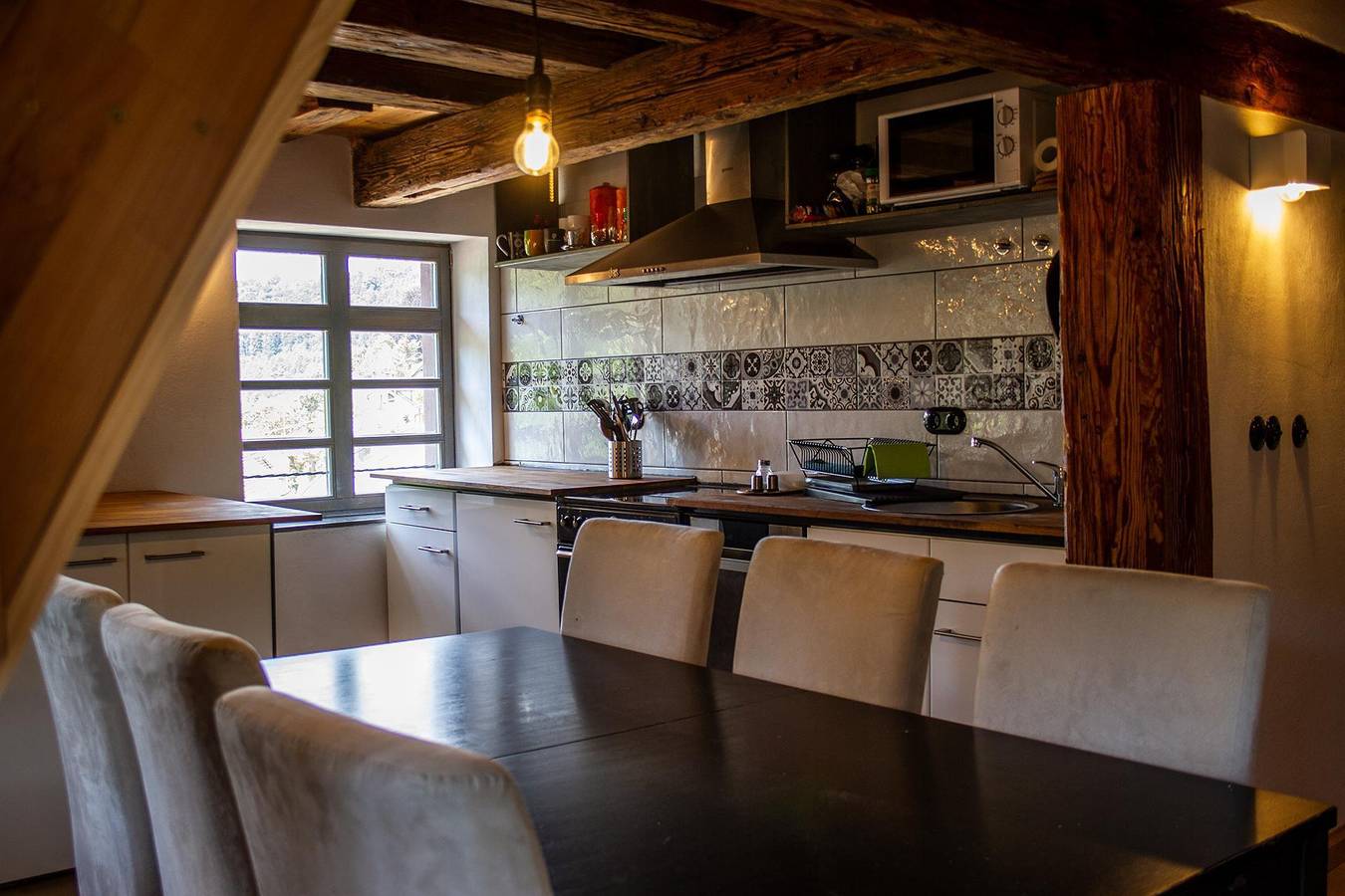 Ganze Ferienwohnung, Großes Apartment auf Schloss Mühlen Nr.6 in Horb am Neckar, Mittlerer Schwarzwald