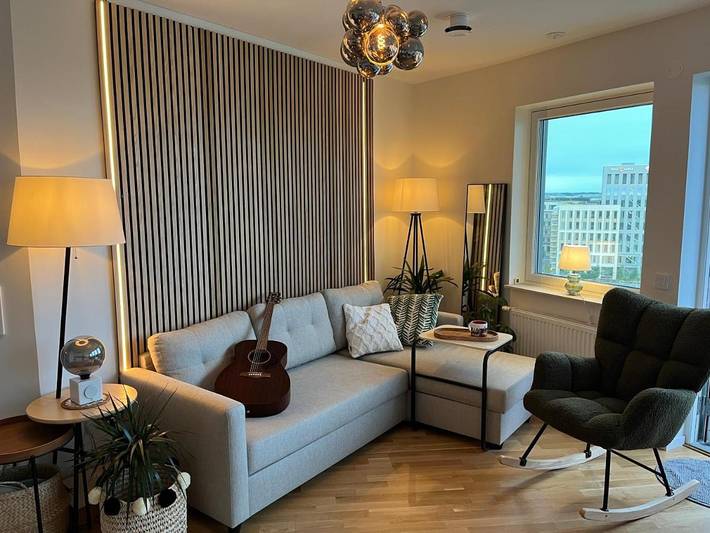 Ferienwohnung für 2 Personen, mit Terrasse und Ausblick in Malmö